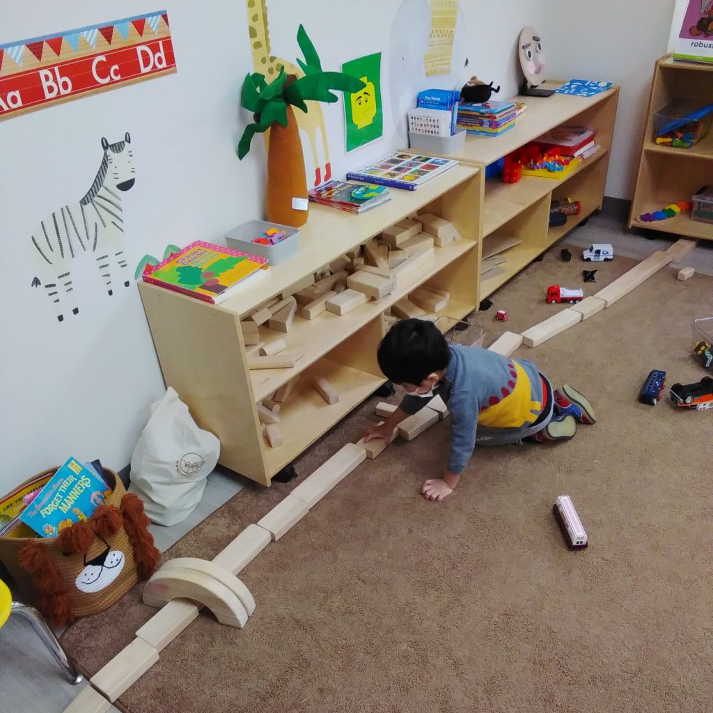 Preschool Wooden Stacking Building Blocks Montessori