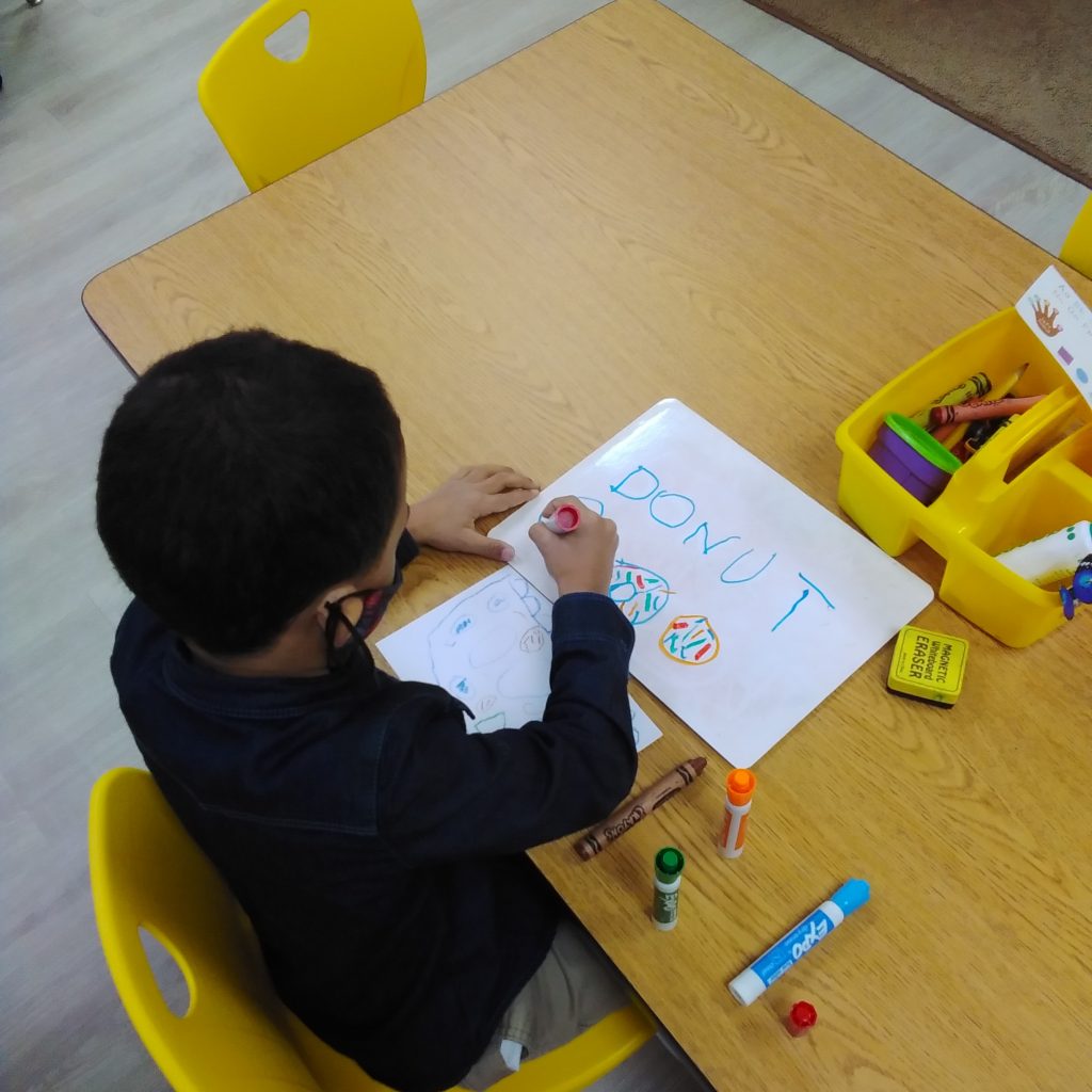 pre-kindergarten writing